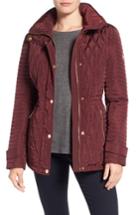 Women's Michael Michael Kors Quilted Anorak - Red
