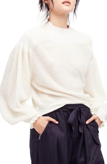 Women's Free People Elderflower Sweater - Ivory