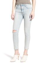 Women's Current/elliott The Vintage High Waist Crop Skinny Jeans - Blue