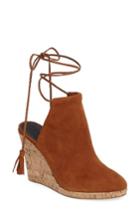 Women's M4d3 Madrid Wraparound Platform Wedge M - Brown