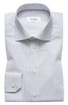 Men's Eton Contemporary Fit Dot Dress Shirt .5 - White