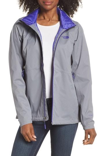 Women's The North Face 'resolve Plus' Waterproof Jacket - Grey