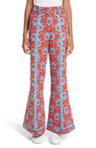 Women's Richard Malone Floral Flare Trousers