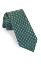 Men's Ted Baker London Parquet Square Silk Tie, Size - Green