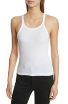 Women's Re/done Ribbed Tank Top - White