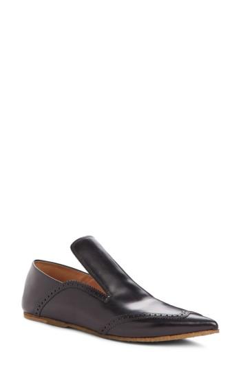 Women's Dries Van Noten Pointy Toe Loafer .5us / 40.5eu - Black