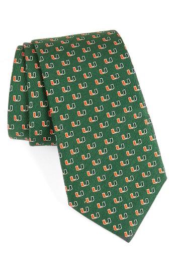 Men's Vineyard Vines University Of Miami Silk Tie