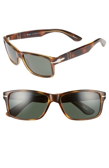 Men's Persol 58mm Rectangle Sunglasses -