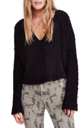 Women's Free People Popcorn Sweater - Black