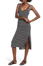 Women's Rip Curl Essentials Stripe Midi Dress - Black