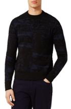 Men's Topman Camo Crewneck Sweater