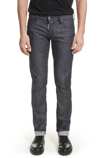 Men's Dsquared2 24-7star Slim Fit Jeans Eu - Blue
