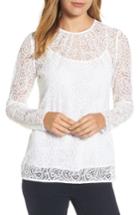 Women's Michael Michael Kors Stretch Lace Overlay Tee