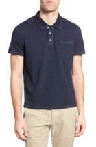 Men's Jeremiah Humboldt Indigo Jacquard Polo, Size - Blue