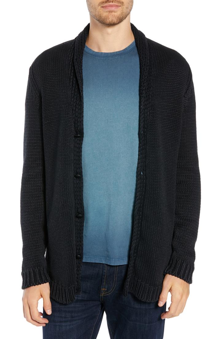 Men's John Varvatos Star Usa Shawl Collar Cardigan