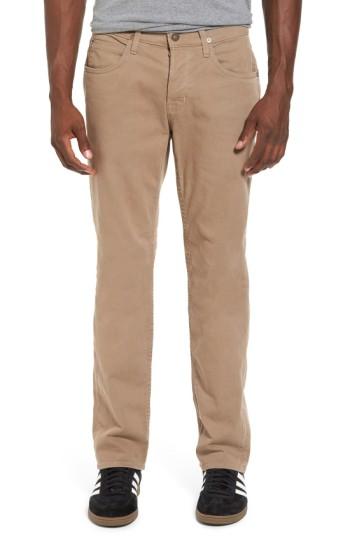 Men's Hudson Byron Slim Straight Leg Jeans - Beige