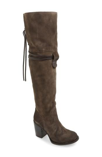 Women's Freebird By Steven Brock Over The Knee Boot M - Grey