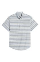 Men's J.crew Stripe Popover Shirt - Blue