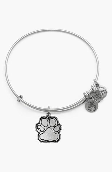 Women's Alex And Ani 'charity By Design - Prints Of Love' Expandable Wire Bangle