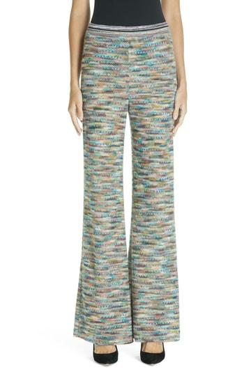 Women's Missoni Knit Flare Pants Us / 38 It - Black