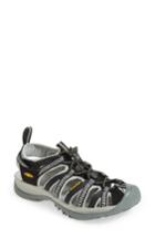 Women's Keen 'whisper' Water Friendly Sport Sandal .5 M - Black