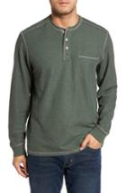 Men's Tommy Bahama Island Thermal Standard Fit Thermal Henley - Blue