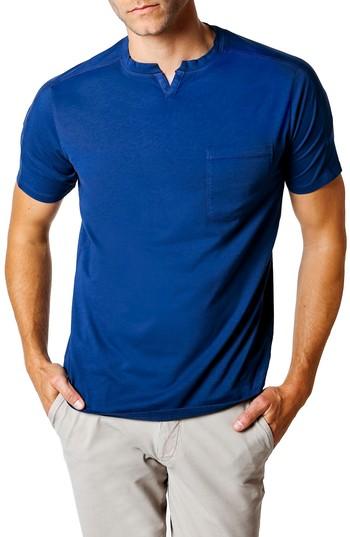 Men's Good Man Brand Slim Fit V-neck T-shirt - Blue