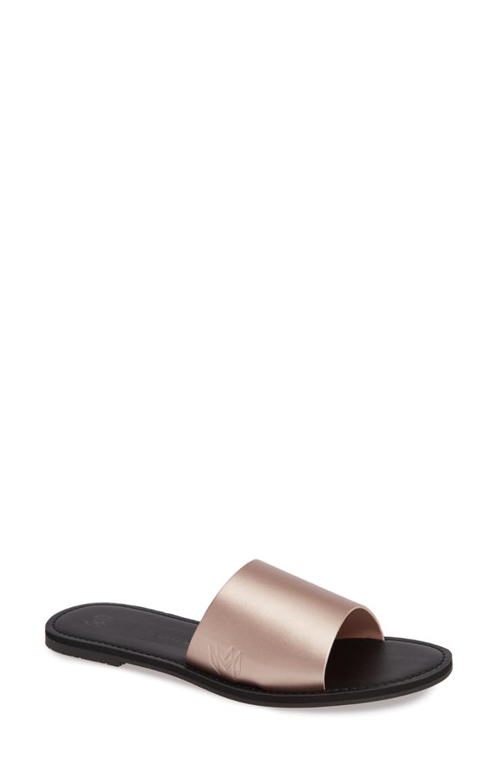 Women's Malvados Icon Taylor Noir Slide Sandal /6 M - Pink