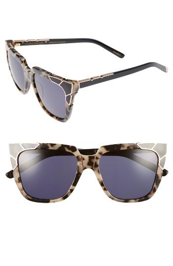 Women's Pared Charlie & The Angels 54mm Sunglasses - Cookies N Cream/ Rose Gold