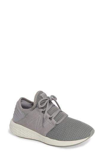 Women's New Balance Fresh Foam Cruz Knit Running Shoe B - Grey