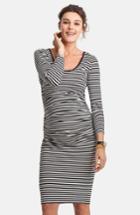 Women's Isabella Oliver 'hayfield' Stripe Maternity Dress