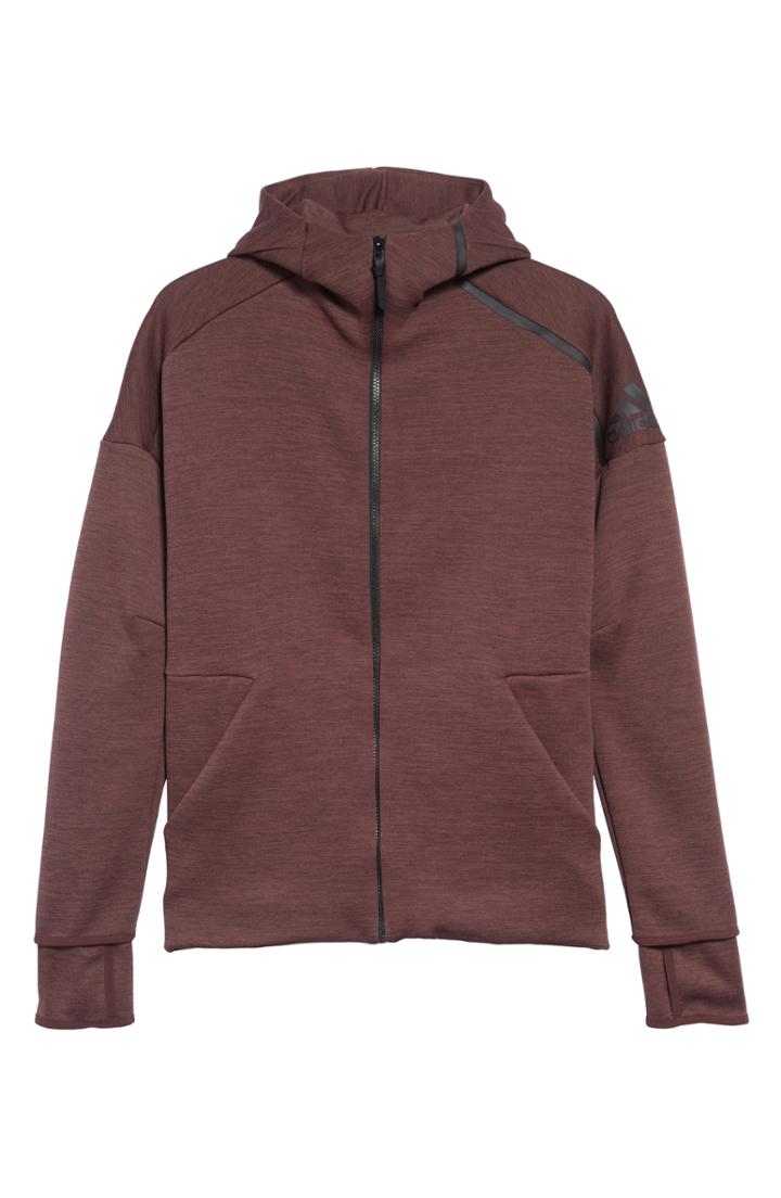 Men's Adidas Z.n.e. Fast Release Hoodie - Burgundy