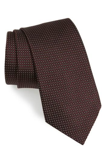 Men's Ermenegildo Zegna Neat Silk Tie, Size - Red