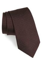 Men's Ermenegildo Zegna Neat Silk Tie, Size - Red