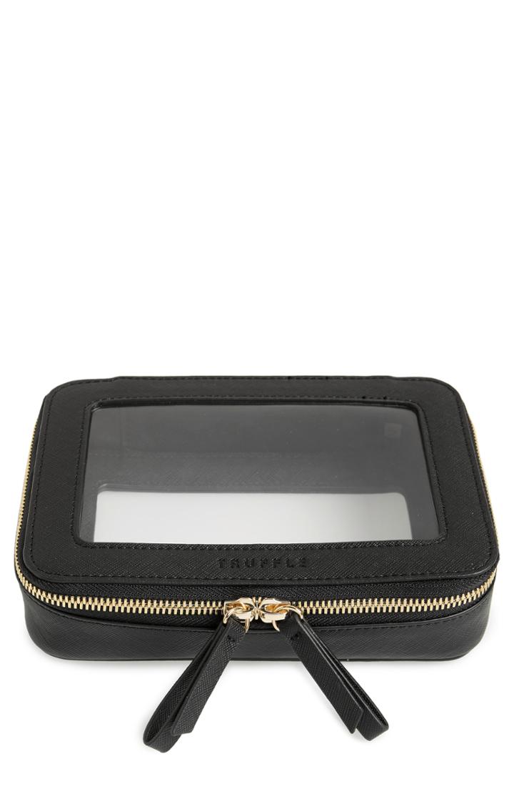 Truffle Clarity Jetset Cosmetics Case, Size - Black