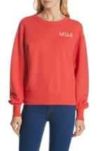 Women's Rag & Bone/jean Hello Sweatshirt, Size - Coral