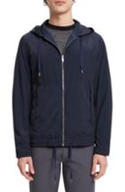 Men's Theory Ditmars Regular Fit Hooded Jacket - Blue