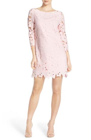 Women's Felicity & Coco Floral Lace Shift Dress - Pink (nordstrom Exclusive)