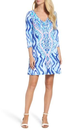 Women's Lilly Pulitzer Ophelia Swing Dress, Size - Blue