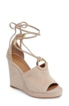 Women's Calvin Klein Ramona Wraparound Wedge Sandal .5 M - Beige
