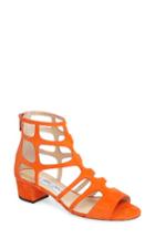 Women's Jimmy Choo Ren Block Heel Sandal Us / 34eu - Orange