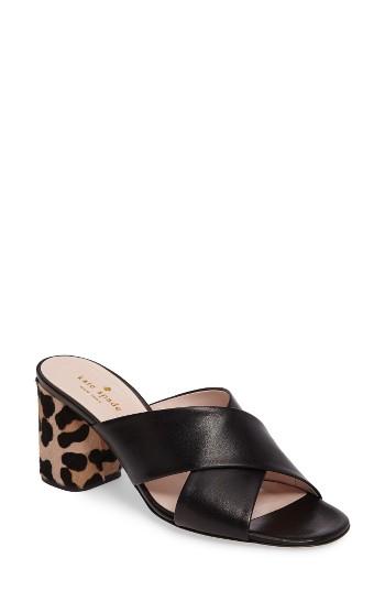 Women's Kate Spade New York Denault Slide Sandal .5 M - Black
