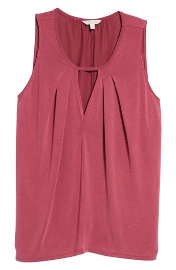 Women's Lucky Brand Sandwashed Choker Neck Top