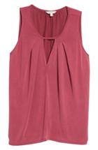 Women's Lucky Brand Sandwashed Choker Neck Top