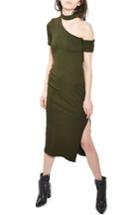 Women's Topshop Asymmetrical Choker Dress