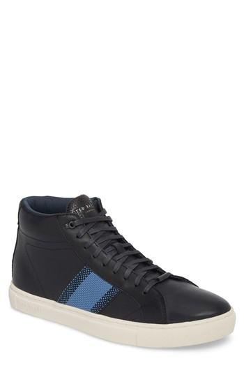 Men's Ted Baker London Cruuw High Top Sneaker M - Blue