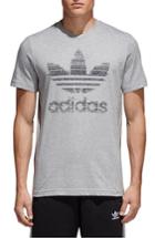 Men's Adidas Originals Traction Trefoil Graphic T-shirt - Grey