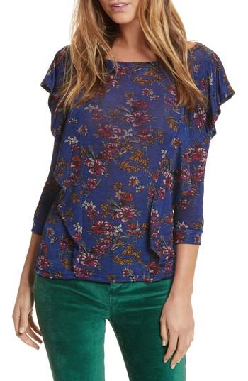 Women's Free People Dock Street Top, Size - Blue