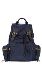 Burberry 'medium Runway Rucksack' Nylon Backpack - Blue