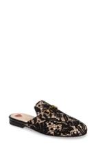 Women's Gucci Lace Princetown Loafer Mule Us / 38eu - Black